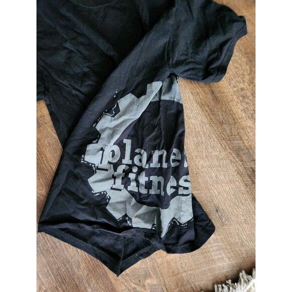 Mens M Planet Fitness Logo T Shirt - Picture 3 of 5